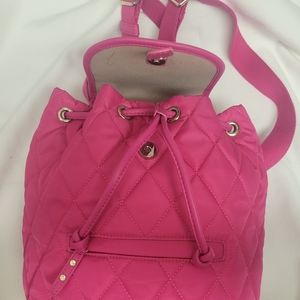 Talbots hot pink puffy backpack like new condition